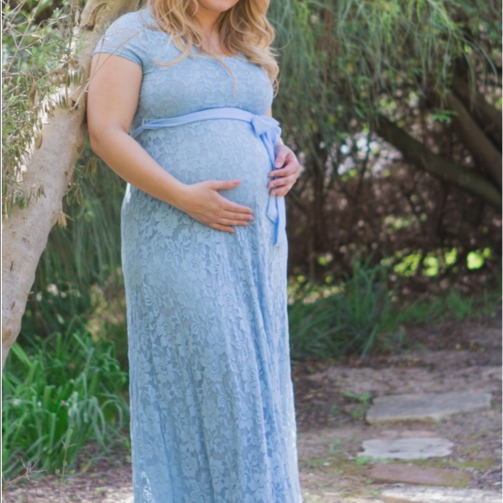 Pink Blush Maternity Dress
